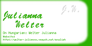 julianna welter business card